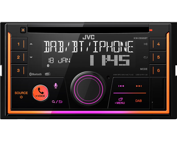 JVC KW-DB95BT Svart 200 W