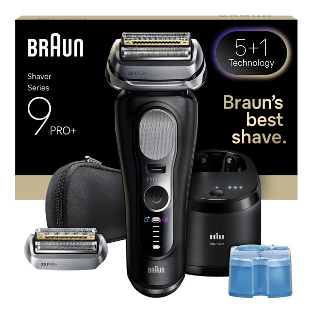 Braun Series 9 Pro+ 9660CCPS Folierakapparat Trimmer Svart