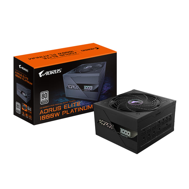 GIGABYTE AORUS ELITE P1000W strömförsörjningsenheter 1000 W 20+4 pin ATX Svart