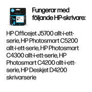 HP 350 svart original bläckpatron