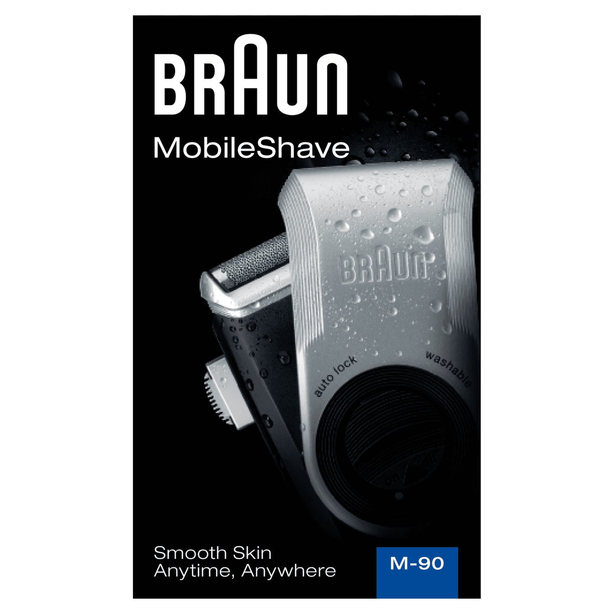 Braun MobileShave PocketGo M90 Blå