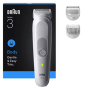 Braun Series 3 BG3530 kroppsepilatorer Grå