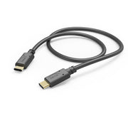 Hama 00201589 USB-kablar USB 2.0 1 m USB C 0,48 Gbit/s Svart
