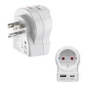 Hama EU to US reseadaptrar Typ B Typ C (Europlug) + typ F Vit