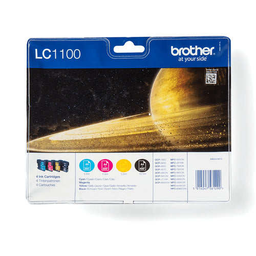 Brother LC1100VALBPDR bläckpatroner Original Svart