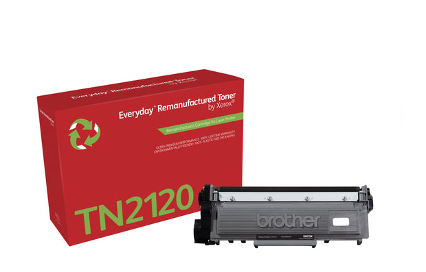 Everyday Mono Remanufactured Toner by Xerox compatible with Brother TN2120