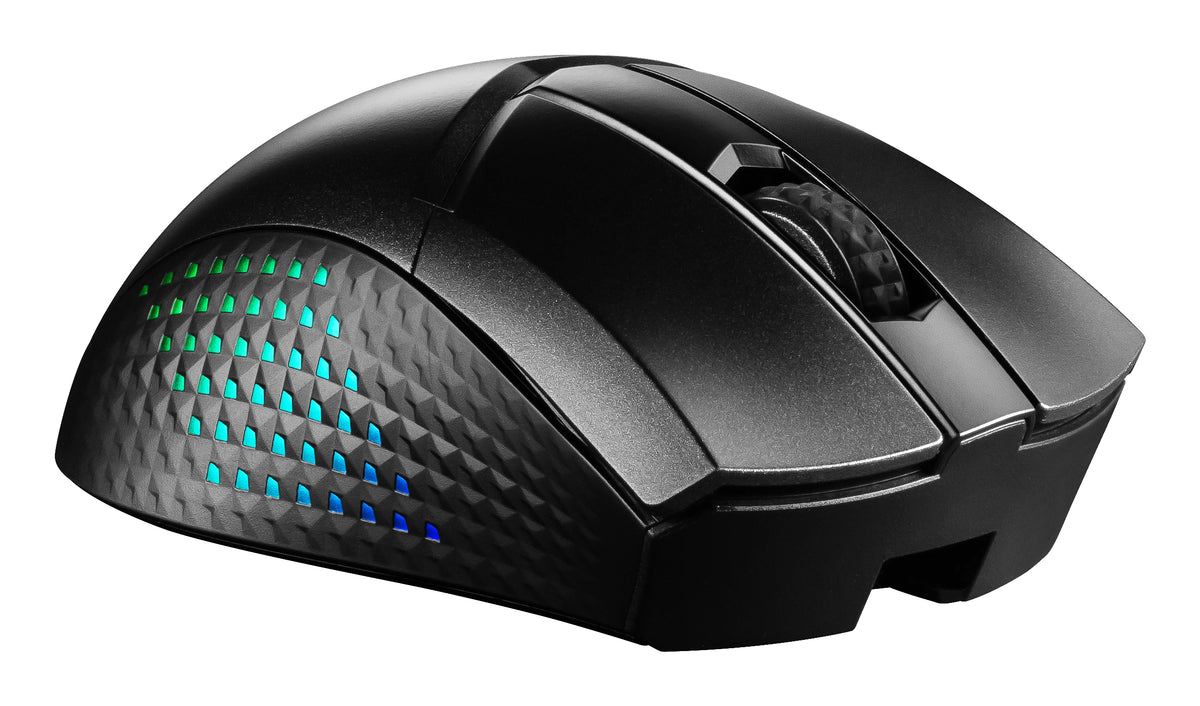 MSI CLUTCH GM51 LIGHTWEIGHT WIRELESS datormöss Spela högerhand RF Wireless +