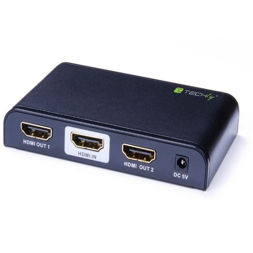 Techly IDATA HDMI2-4K2 bilddelare HDMI 2x HDMI