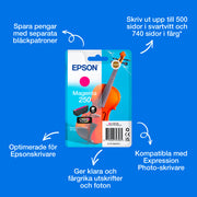 Epson Enpack Magenta 250 Violin Claria Photo HD-bläck