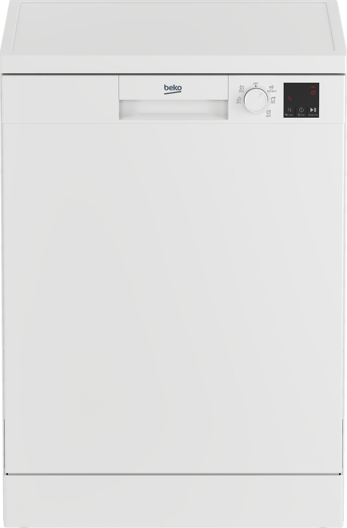 Beko DVN05320W Fristående 13 kuvert diskmaskin