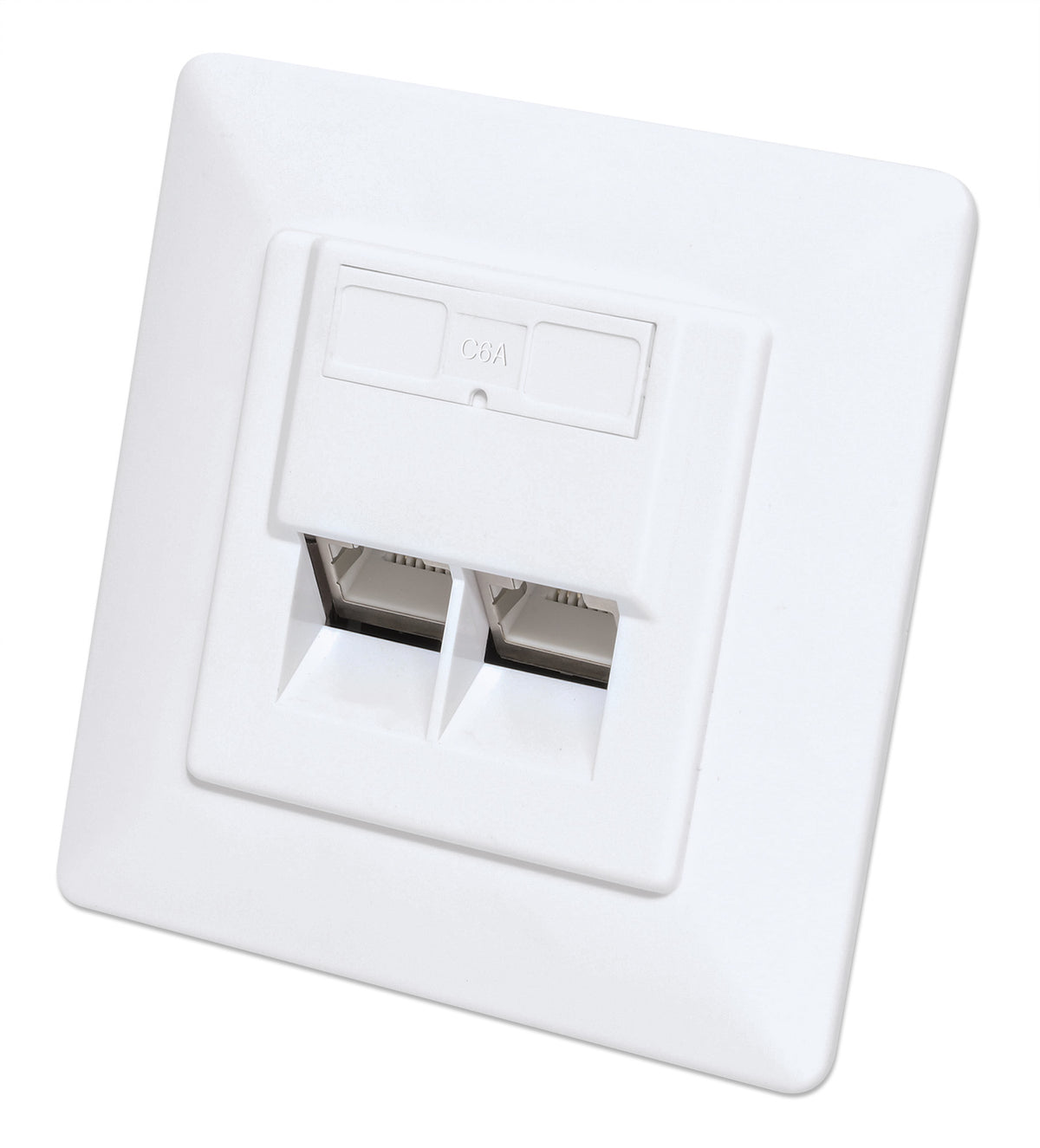 Intellinet 771917 eluttag 2 x RJ-45 Vit