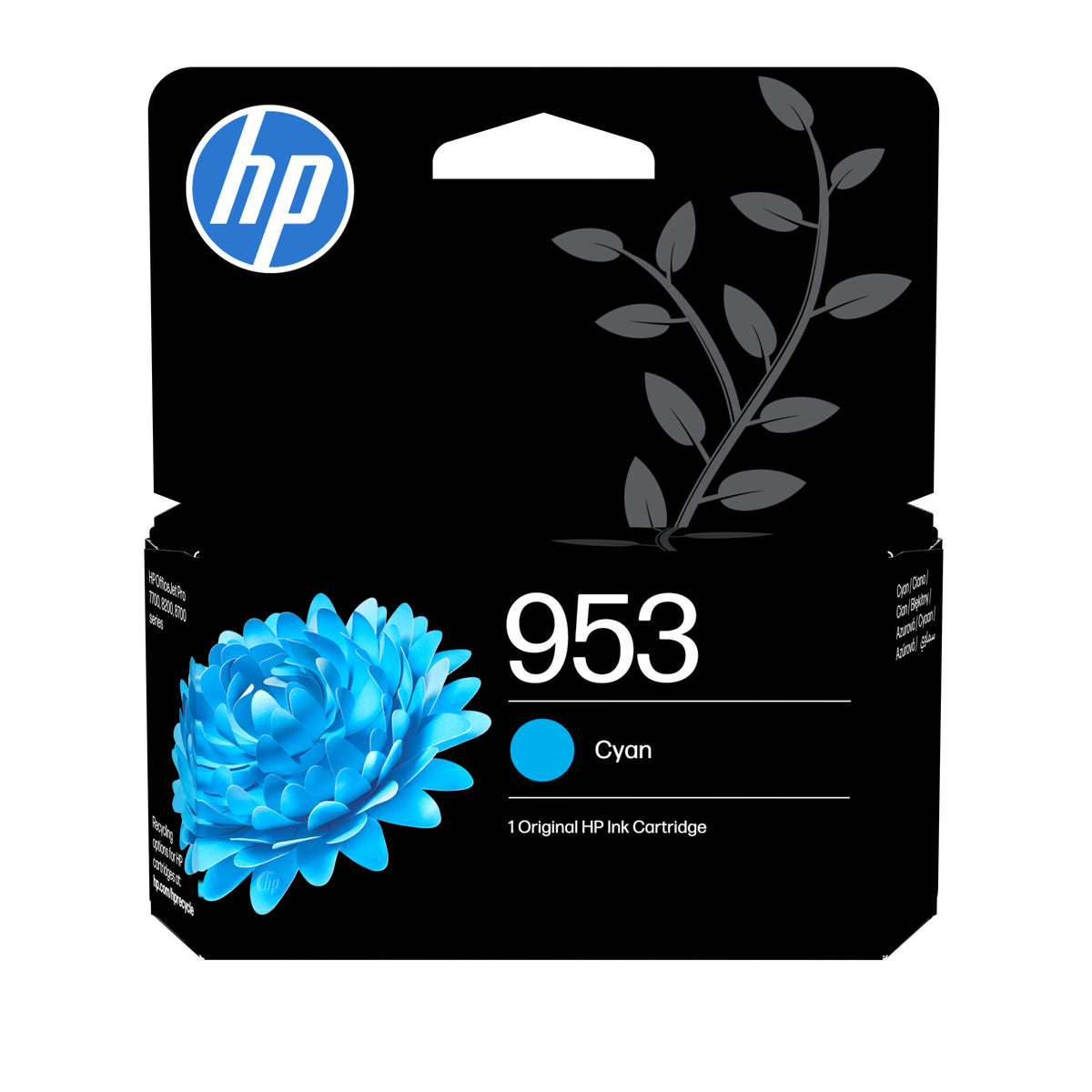 HP 953 cyan original bläckpatron