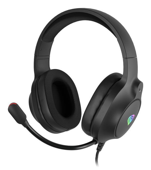 GENESIS NEON 213 Headset Kabel Handhållen Samtal/musik USB Type-A Svart