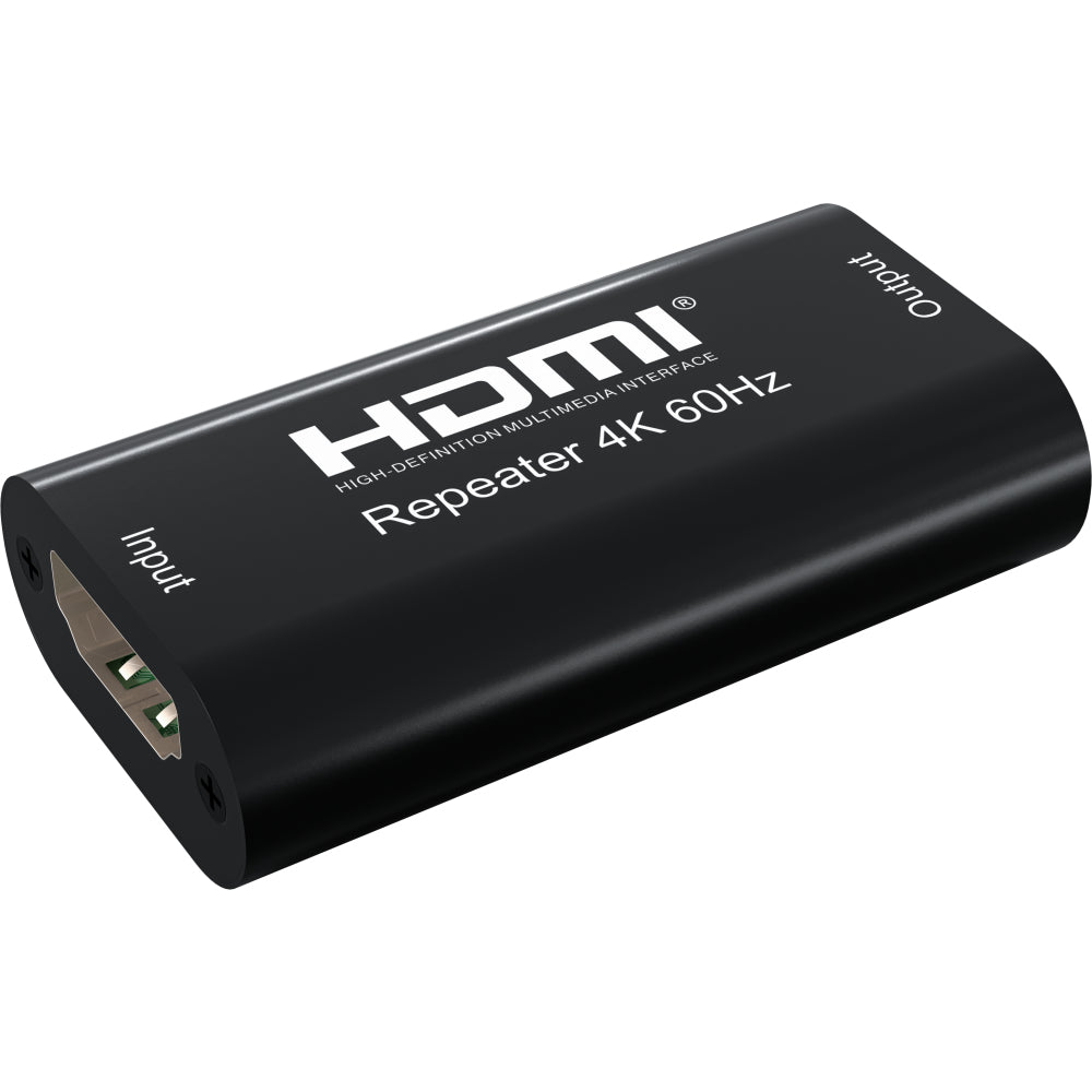 Techly IDATA HDMI2-RIP4KT AV-förlängare Repeater för AV-utrustning Svart