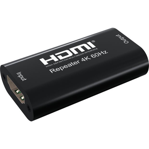 Techly IDATA HDMI2-RIP4KT AV-förlängare Repeater för AV-utrustning Svart