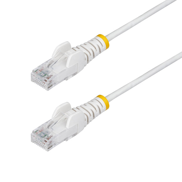 StarTech.com N6PAT25CMWHS nätverkskablar Vit 0,25 m Cat6 U/UTP (UTP)