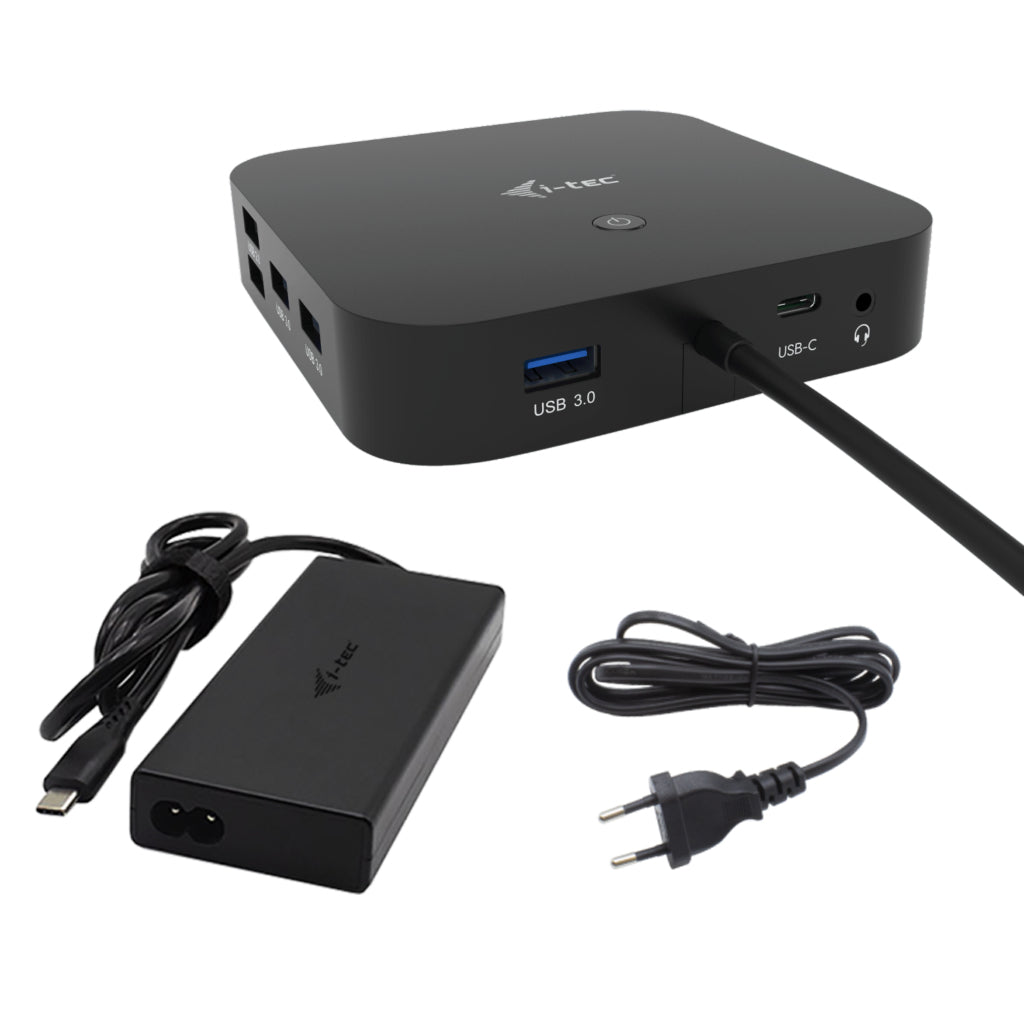 i-tec C31TRI4KDPDPRO100 dockningsstationer för bärbara datorer Kabel USB 3.2 Gen 1