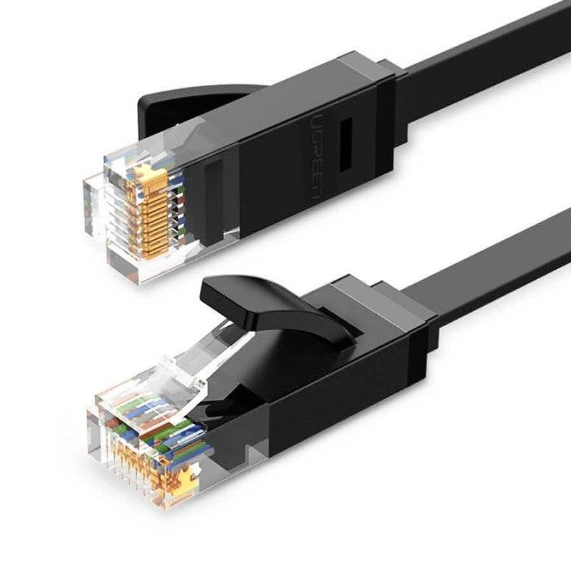 Ugreen NW102 nätverkskablar Svart 8 m Cat6 U/UTP (UTP)
