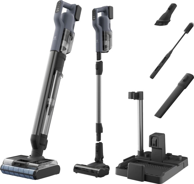 Electrolux EW82U2DB 3-i-1 skaftdammsugare Batteri Torr&våt Cyklonisk Utan påse 85 W Blå 4,3 Ah