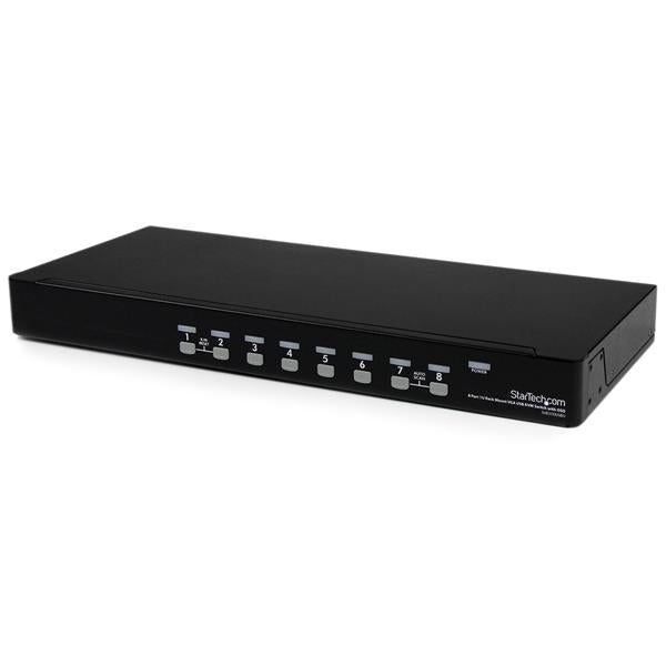 StarTech.com SV831DUSBU KVM-switchar Rackmontering Svart