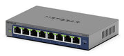 NETGEAR GS108Ev4 Ohanterad L2/L3 Gigabit Ethernet (10/100/1000) Grå