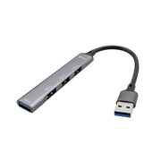 i-tec Metal U3HUBMETALMINI4 gränssnittshubbar USB 3.2 Gen 1 (3.1 Gen 1) Type-A