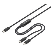 Manhattan 355810 USB-kablar 2 m USB C 2 x USB C 100 W Svart