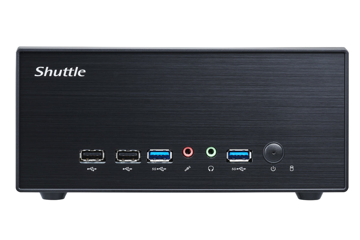 Shuttle XPС slim XH610G2 datorhölje & moderkort Skrivbord Svart Intel H610 LGA 1700