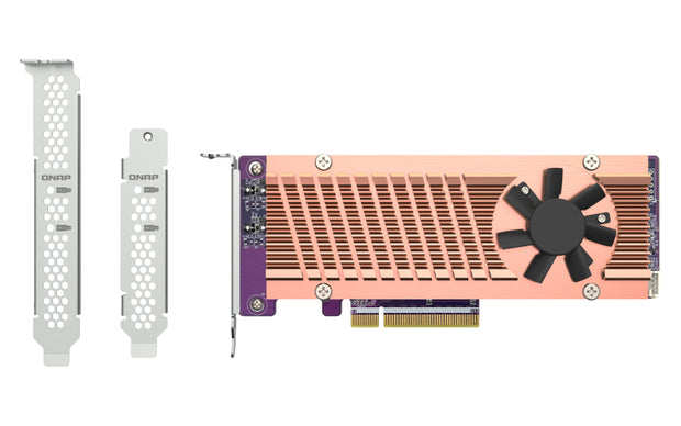 QNAP QM2-2P-384A nätverkskort/adapters Intern M.2