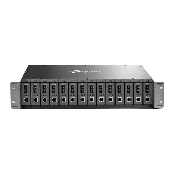 TP-Link TL-MC1400 V3 nätverksutrustningschassin 2U