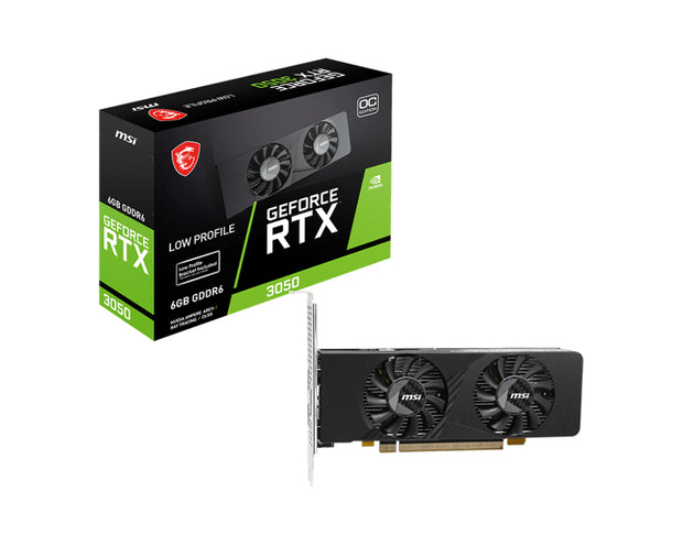 MSI GEFORCE RTX 3050 LP E 6G OC grafikkort NVIDIA