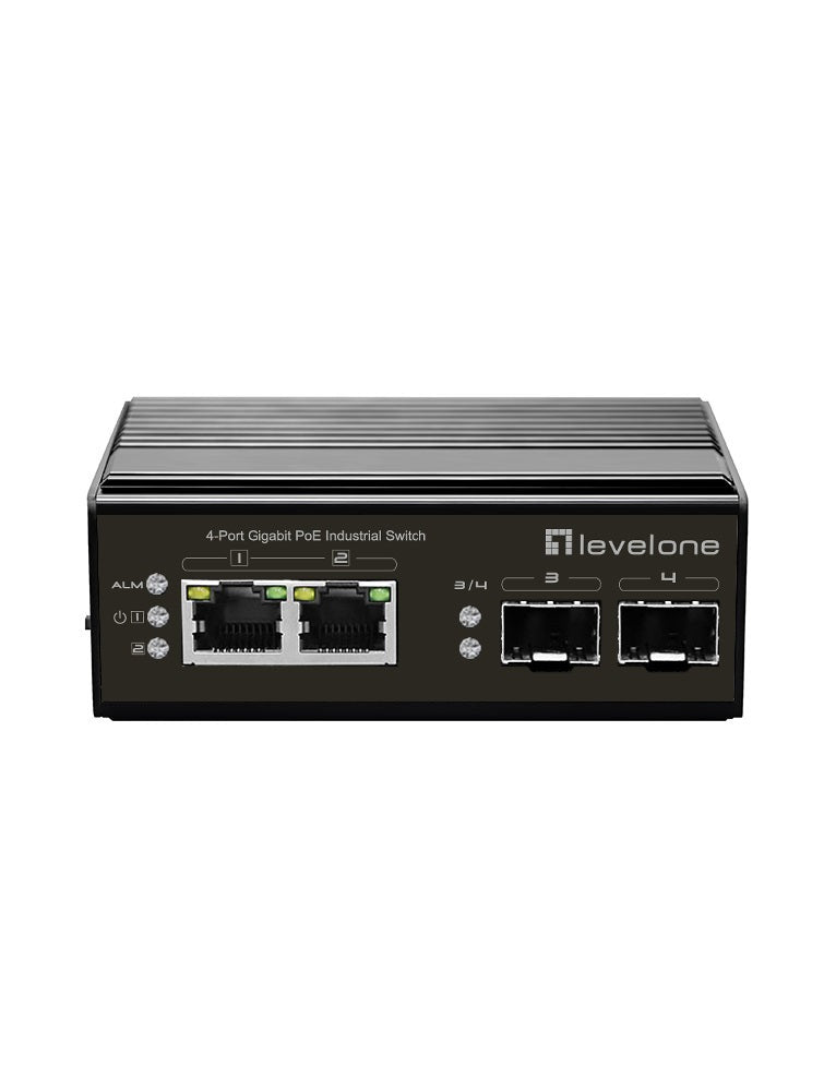 LevelOne IGP-0432 nätverksswitchar Ohanterad Gigabit Ethernet (10/100/1000) Strömförsörjning via Ethernet