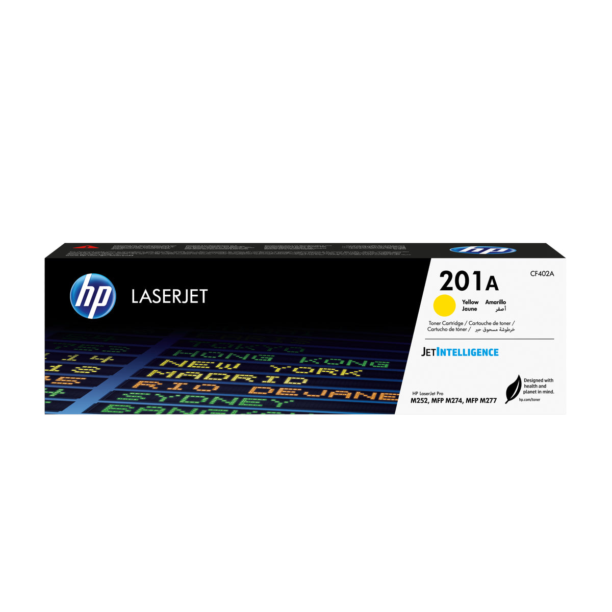 HP 201A gul original LaserJet-tonerkassett