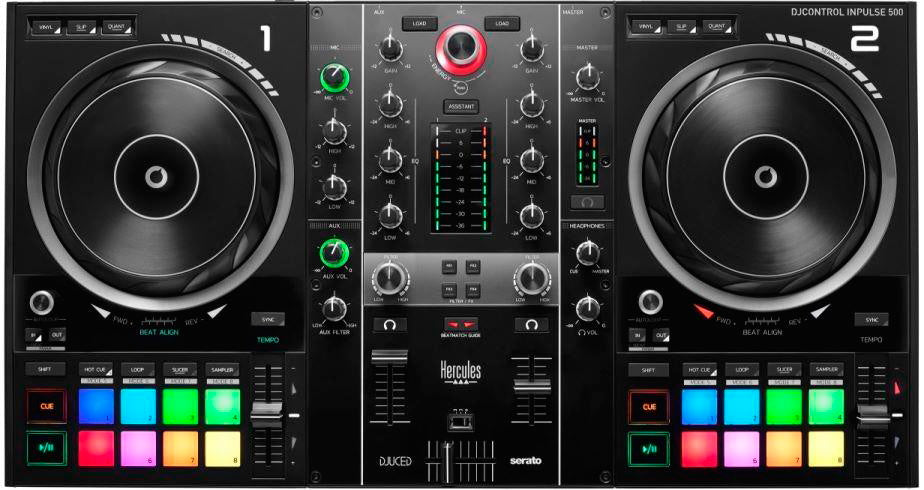 Hercules DJControl Inpulse 500 Svart