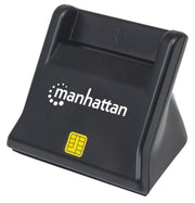 Manhattan 102025 läsare smarta kort inomhus USB USB 2.0 Svart