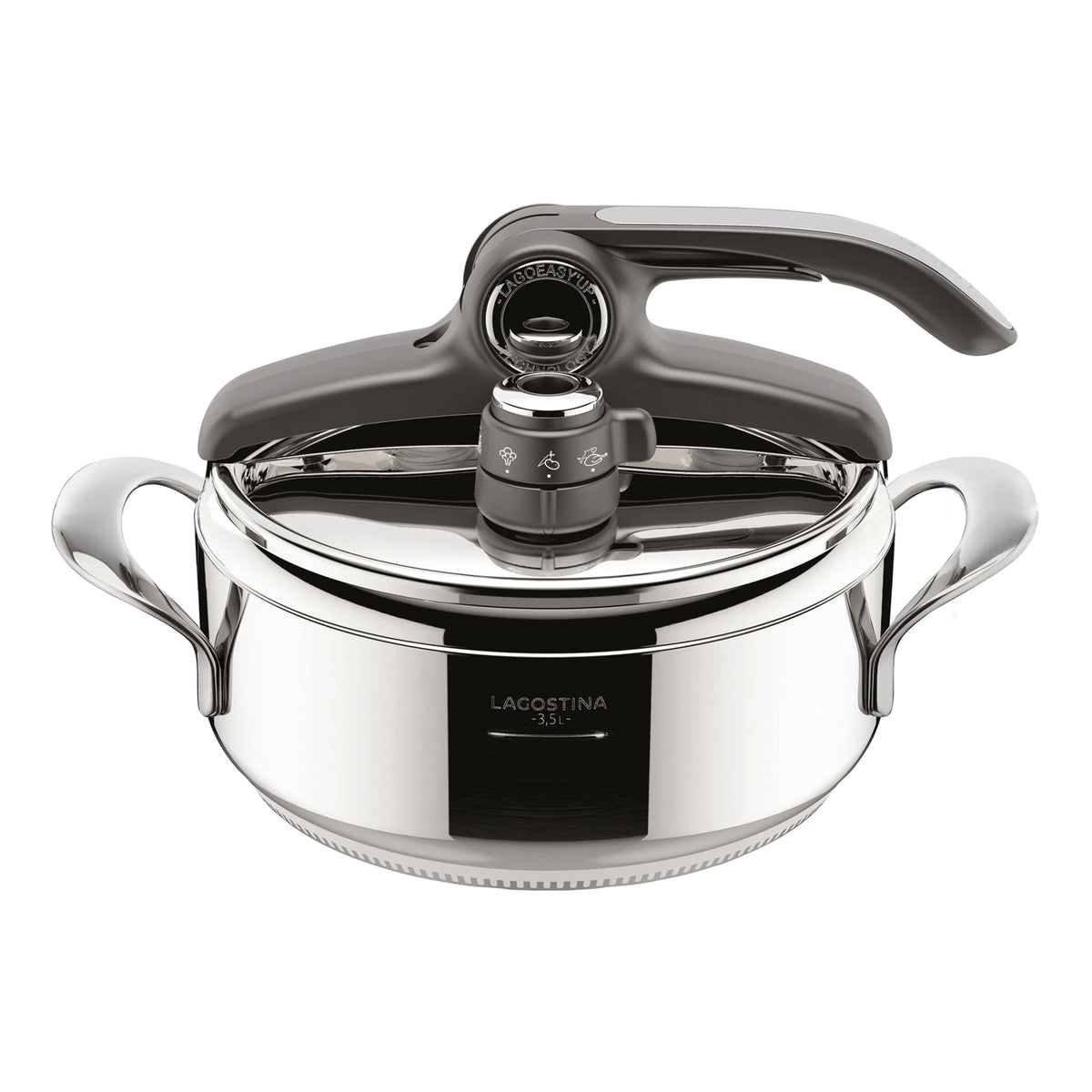 Lagostina Diva 012022010522 tryckkokare för spisbruk 3,5 l Rostfritt stål