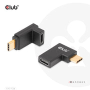 CLUB3D CAC-1528 kabelomvandlare (hane/hona) USB C Svart