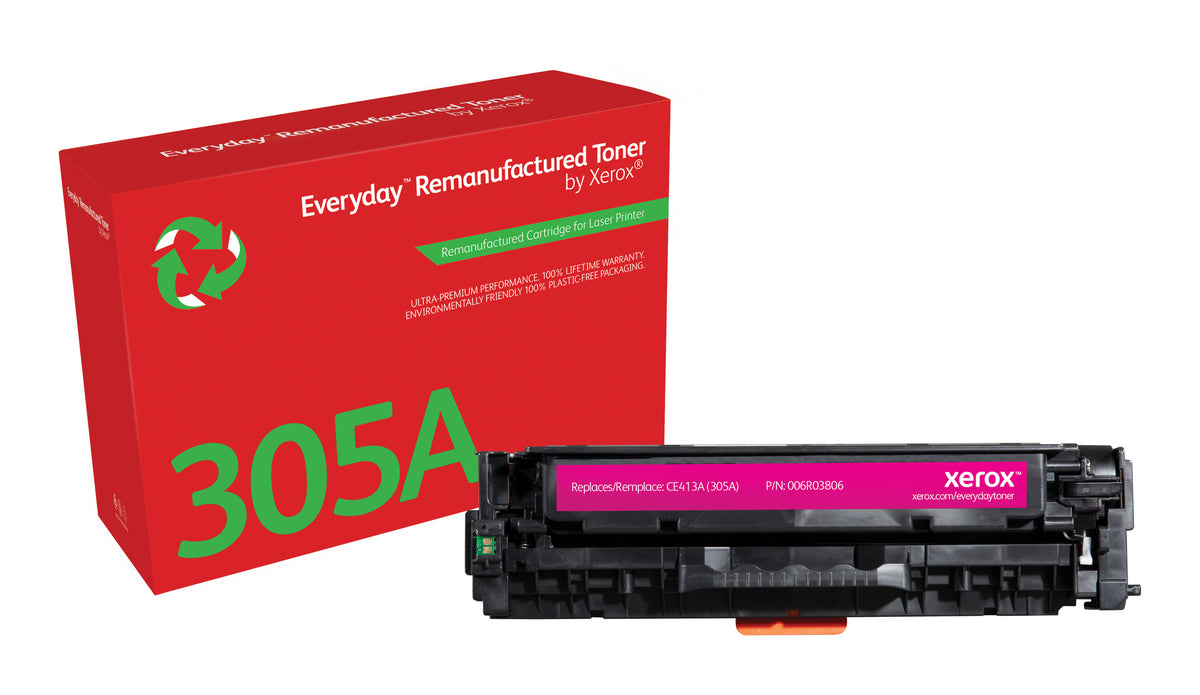 Everyday Magenta Remanufactured Toner by Xerox compatible with HP 305A (CE413A)