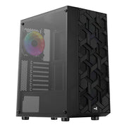 Aerocool Hive-G-BK-v3 Midi Tower Svart