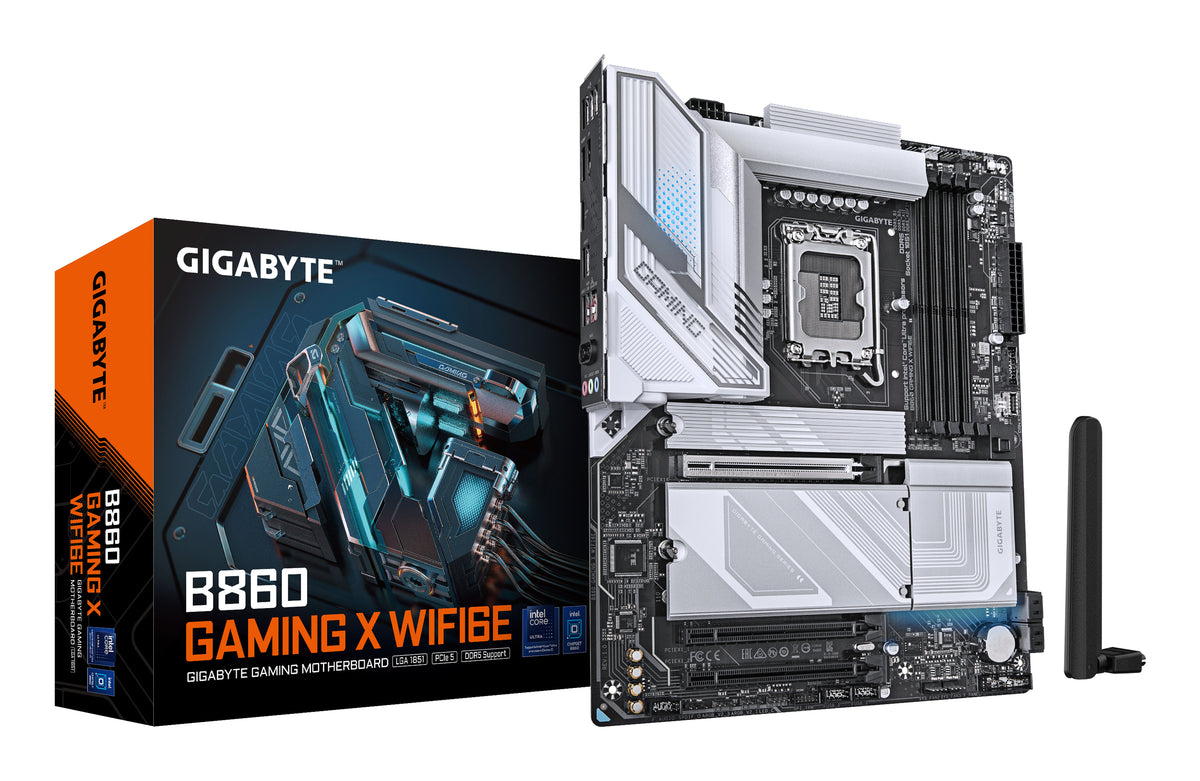 GIGABYTE B860 GAMING X WIFI6E moderkort Intel B860 LGA 1851 (Socket V1) ATX