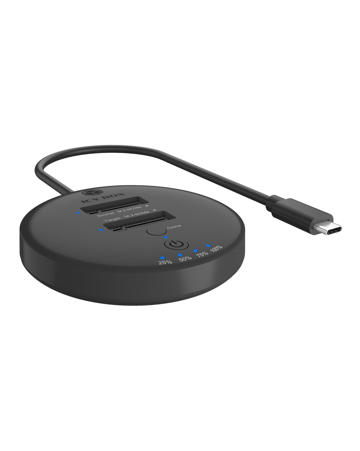 ICY BOX IB-1612MCL-C31 USB 3.2 Gen 2 (3.1 Gen 1) Type-C Svart