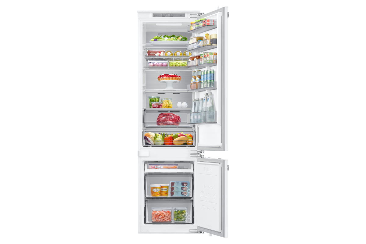 Samsung BRB80F30AEF0EO kombinerad kyl/frys Inbyggd 298 l Vit