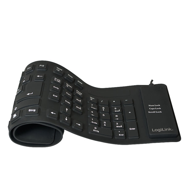 LogiLink ID0019A tangentbord Universal USB QWERTZ tyska Svart