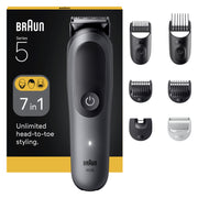 Braun 80789911 skägg/hår trimmer Mörkgrå 21 Litium-Ion (Li-Ion)