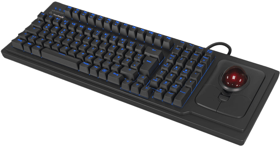 KeySonic KSK-8202ELU-T (US) tangentbord Universal USB QWERTY Engelska (USA) Svart