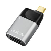 LogiLink CUA0203 kabelomvandlare (hane/hona) USB Type-C HDMI Type A (Standard) Svart