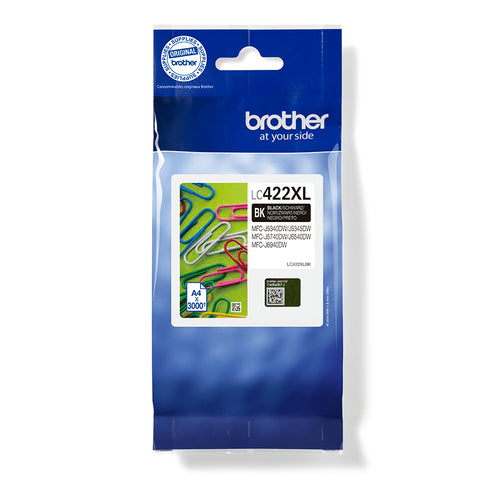 Brother LC422XLBK bläckpatroner Original Hög (XL) avkastning Svart