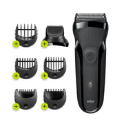 Braun Series 3 300BT Roterande rakhuvud Trimmer Svart