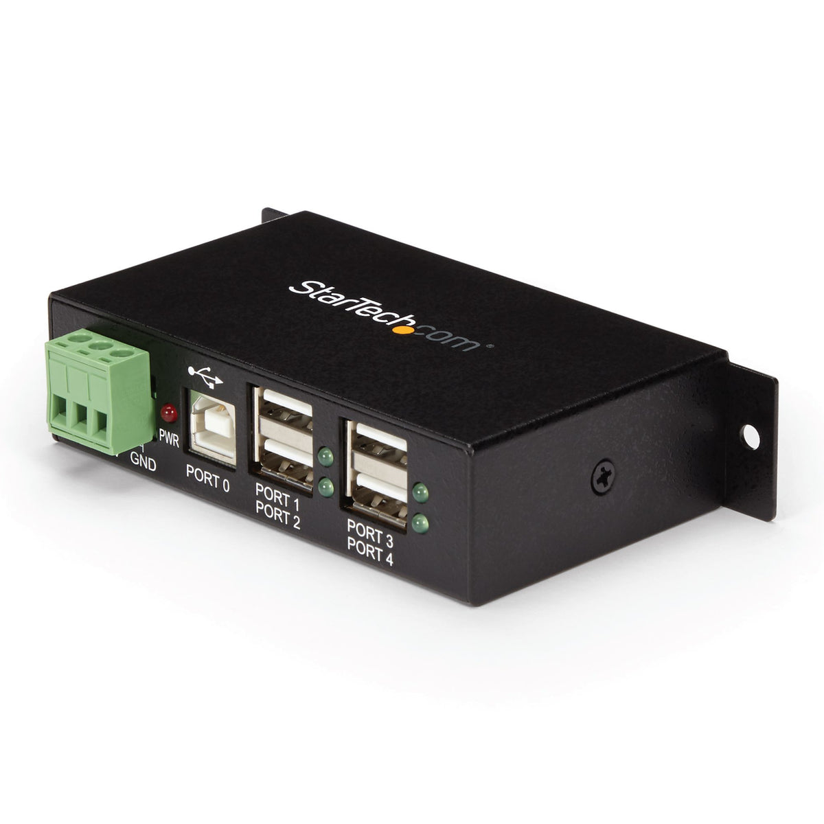 StarTech.com ST4200USBM gränssnittshubbar USB 2.0 Type-B 480 Mbit/s Svart