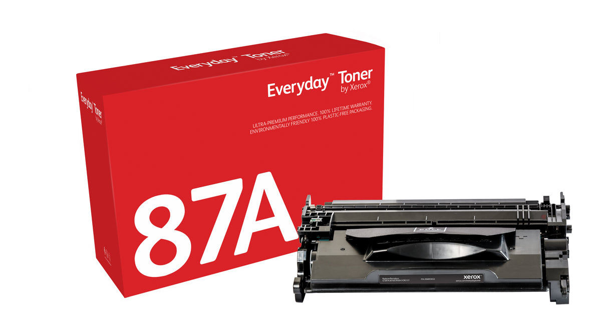 Everyday Svart Toner by Xerox compatible with HP 87A (CF287A)